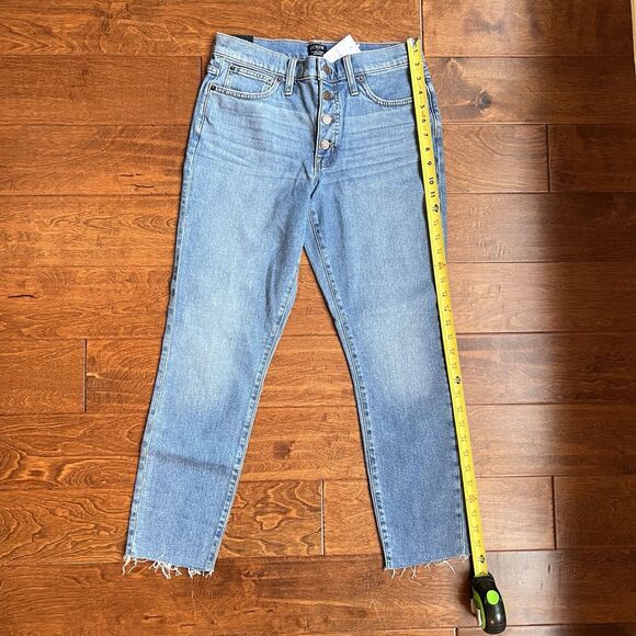NWT J.Crew 9" Mid Rise Skinny Jeans Size 27 MSRP $98 - Picture 5 of 10